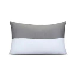 AVI White & Grey Fibre Filled Breathable Sleep Pillow-image-23