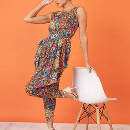 Uptownie Elasticated Ethnic Dhoti Jumpsuit-picture-19