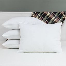 Pum Pum Set Of 4 White Solid Micro Fiber Sleep Pillows-44