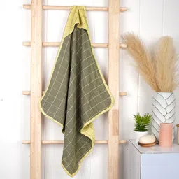 Doctor Towels Infants Yellow & Green Double Cloth Hooded Towel-image-78