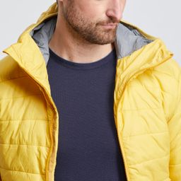 Men Packable Puffer Jacket for Trekking - MT100 -5°C Yellow-image-53