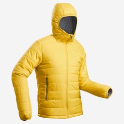 Men Packable Puffer Jacket for Trekking - MT100 -5°C Yellow-image-34