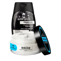 URBANGABRU Adults Set Of 2 Charcoal Anti-Pollution Face Wash & Insta glow Cream 170ml-7