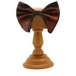 MUTAQINOTI Men Brown Solid Bow Tie-picture-54
