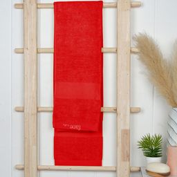 Doctor Towels Scarlet Red Bamboo Terry 550 GSM Bath Towel-image-70