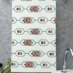 RRC Red & White Printed Cotton 200 GSM Bath Towel-14