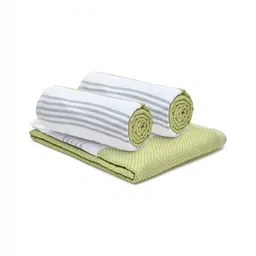 The Better Home Green 3 Cotton 200 GSM Bath Towel-image-39