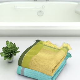 Athom Trendz Set Of 2 High Absorbant Bath Towel-72