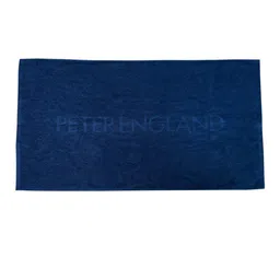 Peter England Men Navy Blue Solid 450 GSM Cotton Bath Towel-picture-37