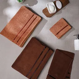 Monte Carlo Set of 4 Solid Cotton 525 GSM Towel Set image 2