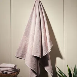 Pure Home and Living Pink 550 GSM Cotton Bath Towel-image-92
