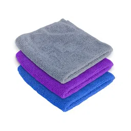 UMAI Grey & Blue 3 Pieces 400 GSM Bath Towels-image-90