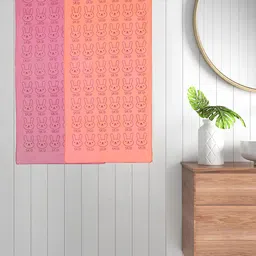 FABINALIV Kids Orange & Pink 2 Pieces Printed Cotton Bath Towels-image-92