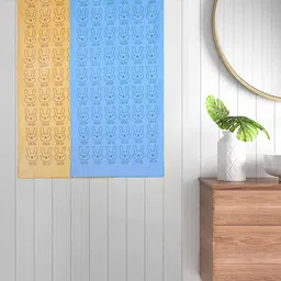 FABINALIV Kids Blue 2 Pieces Cartoon Printed 300 GSM Cotton Bath Towels-image-99
