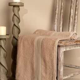 DDecor Live Beautiful Beige 650 GSM Bath Towel-30