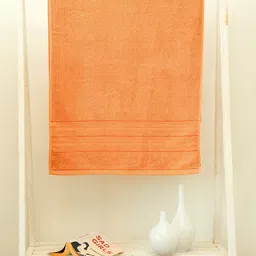 Ariana Select Peach-Coloured 450 GSM High Absorbent Cotton Bath Towel-image-41
