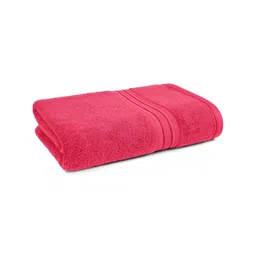 MYTRIDENT Pink Cotton 500 GSM Bath Towel-picture-2
