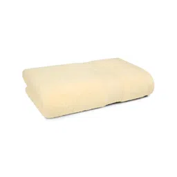 MYTRIDENT Cream-Coloured Cotton 500 GSM Bath Towel-13