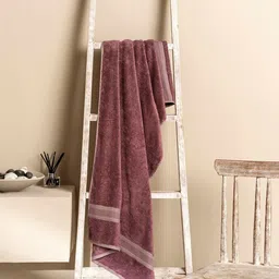 DDecor Live Beautiful Magenta 650 GSM Bath Towel-29