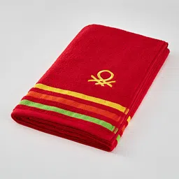 United Colors of Benetton Red Rainbow Cotton Bath Towel-image-35