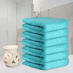 Heelium Set Of 6 Super Soft & Quick Absorbent 600 GSM Bamboo Hand Towels-38