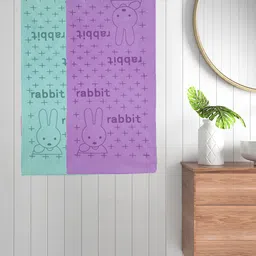 FABINALIV Set Of 2 Cartoon Print 300 GSM Cotton Kids Bath Towels-26