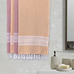 Arrabi Set Of 4 210 GSM Cotton Bath Towels-image-87