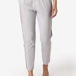 Vami Women Solid Low-Rise Cotton Track Pants-image-41