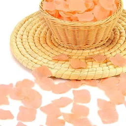 WELL ART GALLERY Orange 10 Pieces Rose Petals Artificial Flowers-image-54