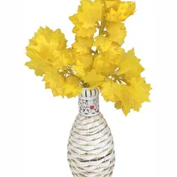 WELL ART GALLERY Yellow 6Pcs Money Artificial Plants-image-84