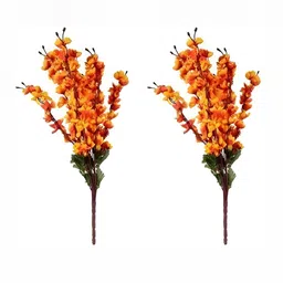 WELL ART GALLERY Yellow Cherry Blossom Artificial Flower-image-26