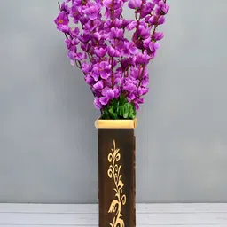 WELL ART GALLERY Purple 9 Pieces Cherry Blossom Artificial Flowers-image-98