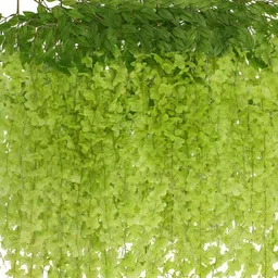WELL ART GALLERY Green 4 Pieces Hanging Blossom Artificial Flower-picture-41
