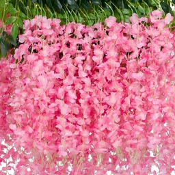 WELL ART GALLERY Pink 10 Pieces Hanging Blossom Artificial Flowers-image-51