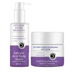 Vigini Set Of 2 2% Salicylic Acid Anti Body Wash & Moisturizer - 200 ml - 50 ml-13