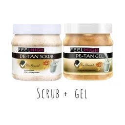 FEELHIGH Set of De-Tan Face Scrub & Face Gel - 500 ml each-23
