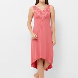 Soie Women Pink Nightdress-image-46