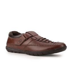 Scholl Men Brown Solid Shoe-Style Sandals-image-43