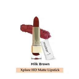 BeautyRelay London Xplore HD Matte Lipstick with Vitamin E 3.5 g -Milk Brown-image-40
