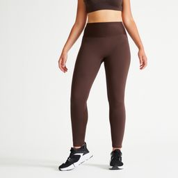 Women High-Waisted Shaping Fitness Leggings FTI500A Brown-image-82