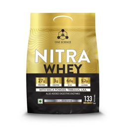 One Science Nitra Whey,  10 lb  Chocolate Brownie -image-15