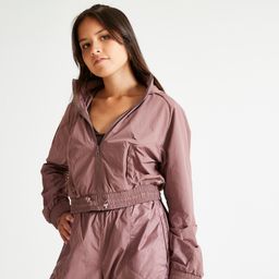 domyos Women Cardio Fitness Hoodie - Brown-picture-29