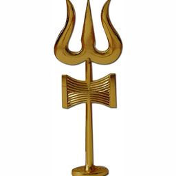 Navyaksh Gold Toned Trishul Religious Idol Showpiece-image-9