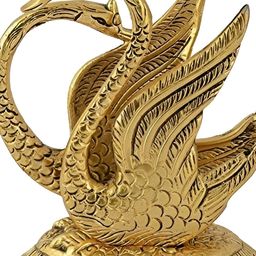 Navyaksh Gold-Toned Swan Duck Showpiece-image-8
