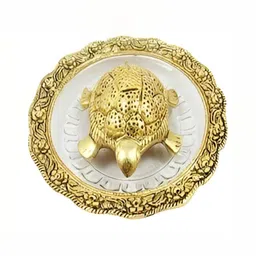 Navyaksh Gold Toned Glass Kachual Pate Showpiece-picture-37