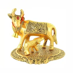 Navyaksh Gold-Toned Brass Birds and Animals Showpiece-image-7