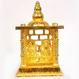 Navyaksh Gold-Toned Brass Ganesh Showpiece-image-19