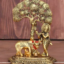 Navyaksh Gold-Toned Religious Idol Showpiece-image-79