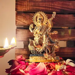 Navyaksh Gold Toned Religious Metal Idol Showpiece-picture-45