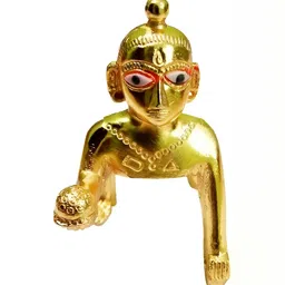 Navyaksh Gold Toned Laddu Gopal Showpiece-picture-36